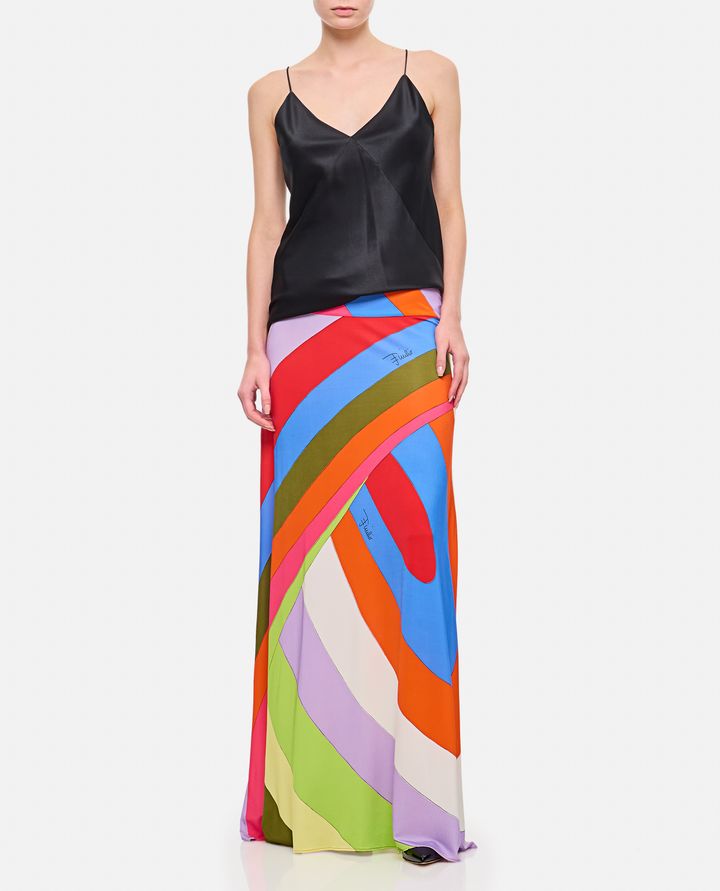 Emilio Pucci GONNA LUNGA MULTICOLOR Italy