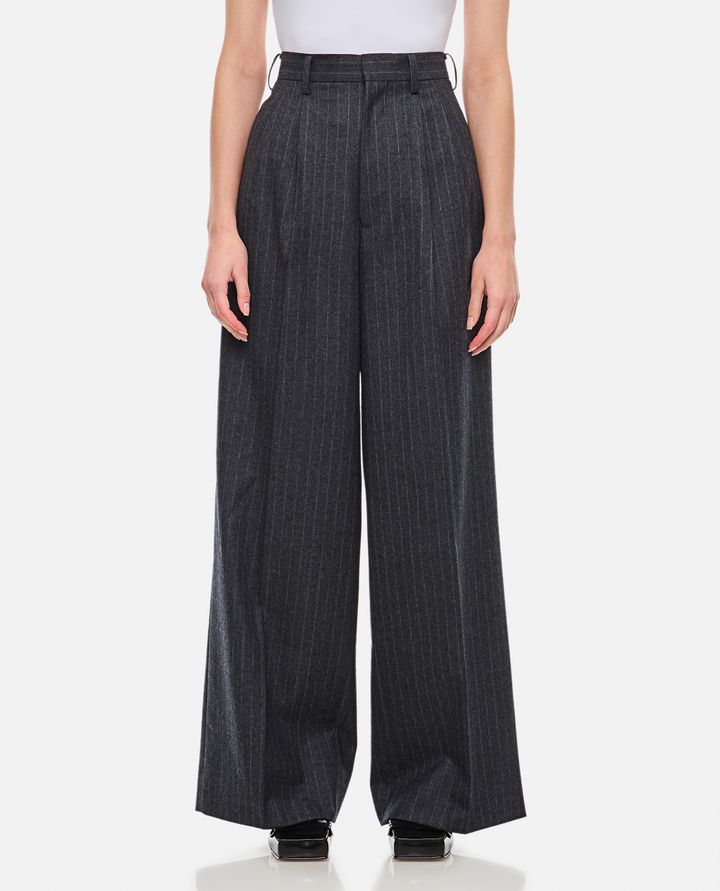 Junya Watanabe PANTALONI AMPI GESSATI