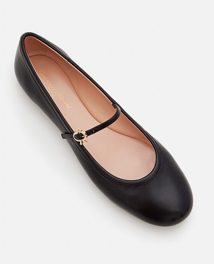 Gianvito Rossi LEATHER BALLET FLAT Shopping Online