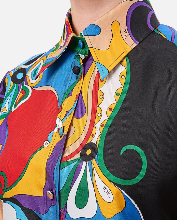 Emilio Pucci CAMICIA IN SETA MULTICOLORE Italia