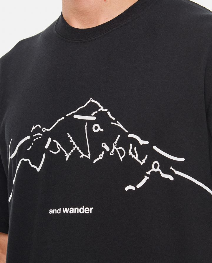 And Wander DAIJIRO OHARA MAP KEY T-SHIRT Vendita