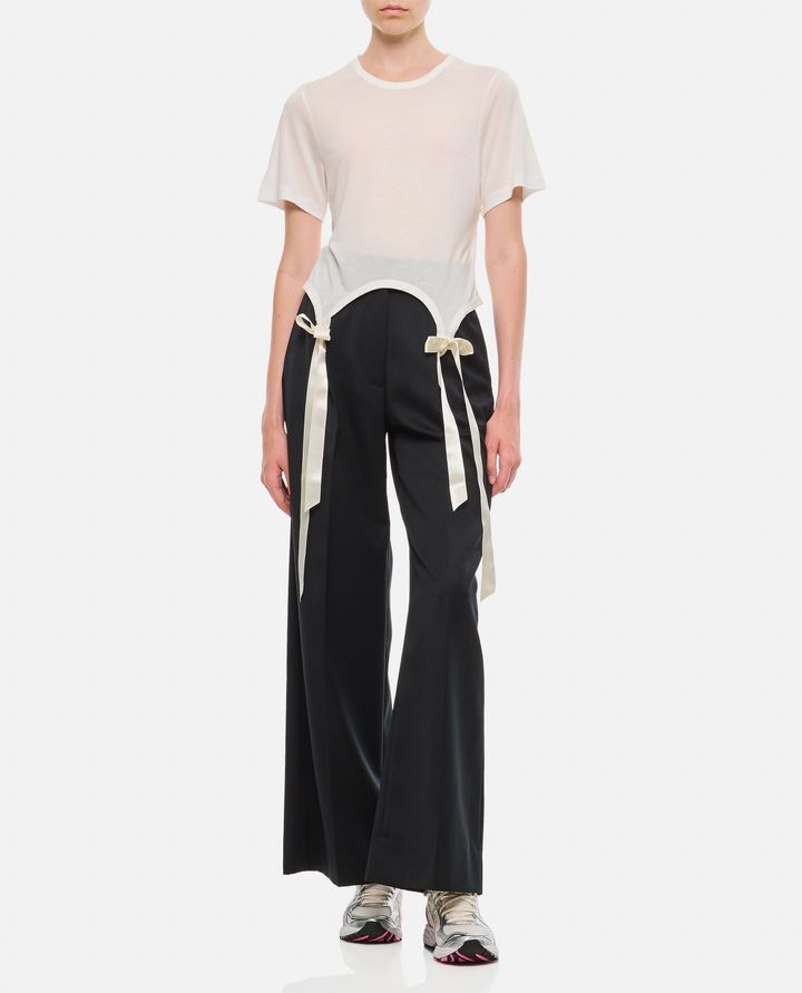 Simone Rocha T-SHIRT CON FIOCCHI Negozio