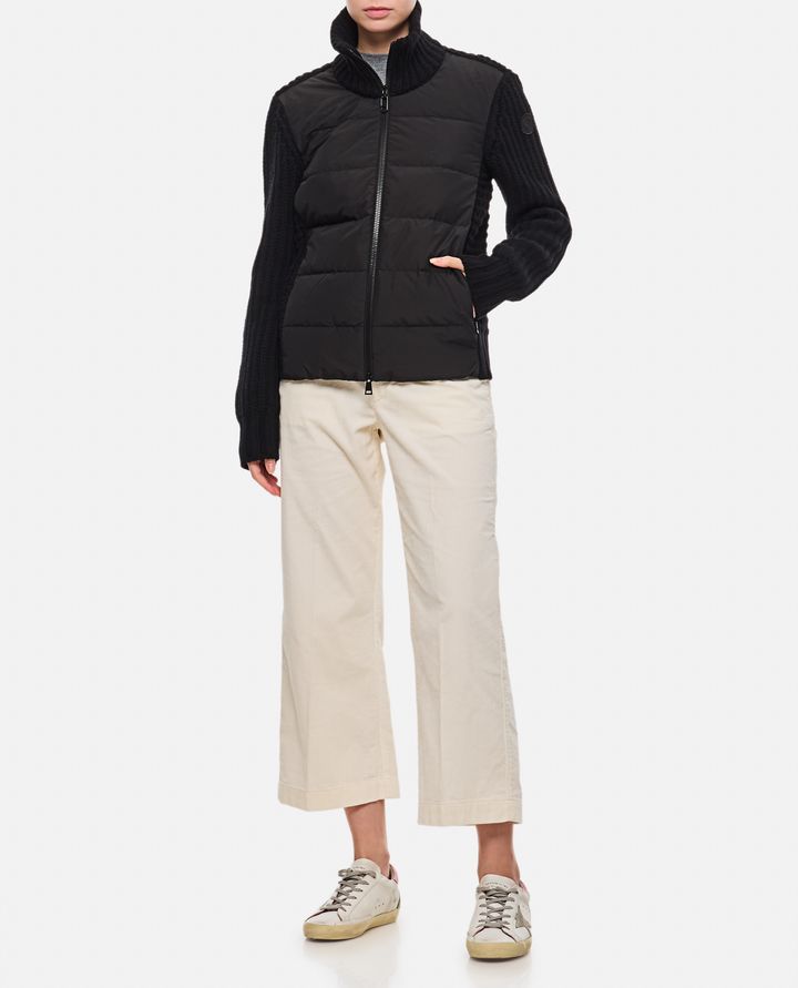 Moncler GIACCA CON MANICHE IN MAGLIA Nuovo
