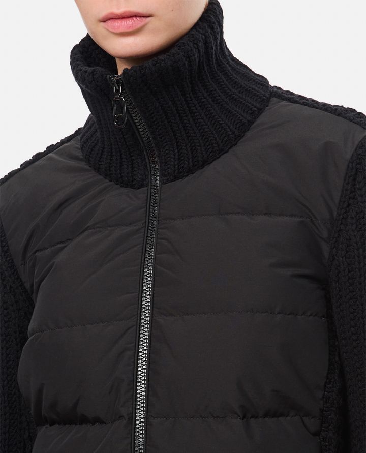 Moncler GIACCA CON MANICHE IN MAGLIA Nuovo