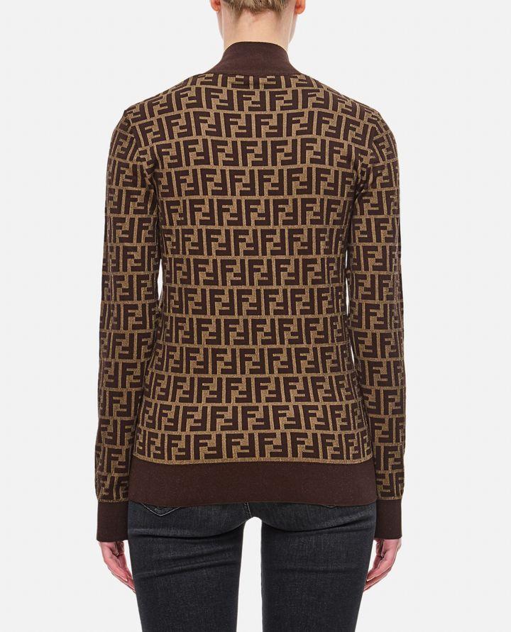 Fendi MAGLIA GIROCOLLO LOGO FF Qualità Garantita