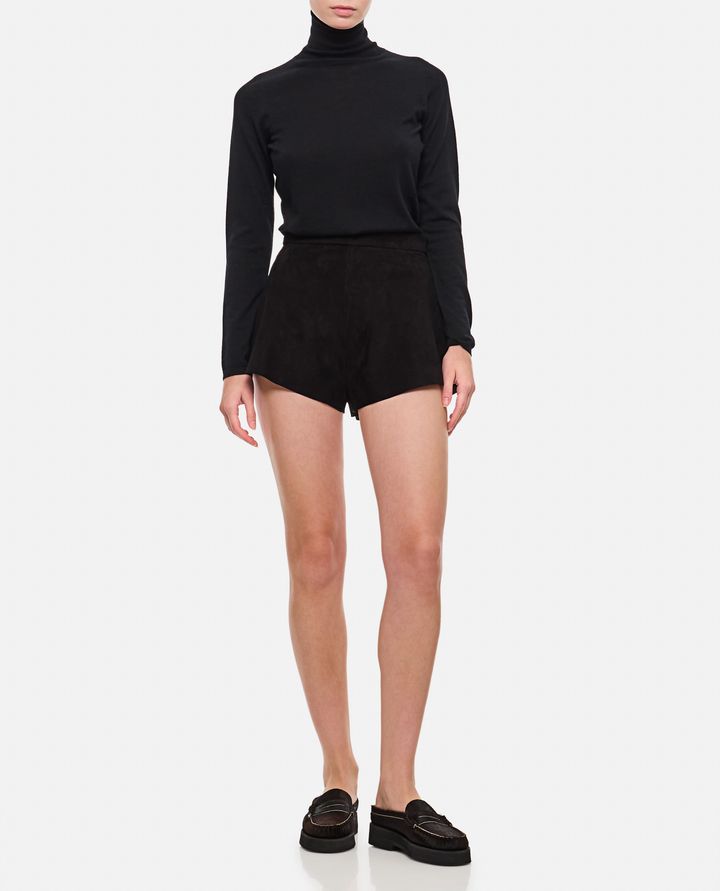 Max Mara CEDRO SHORTS IN SUEDE Online Outlet