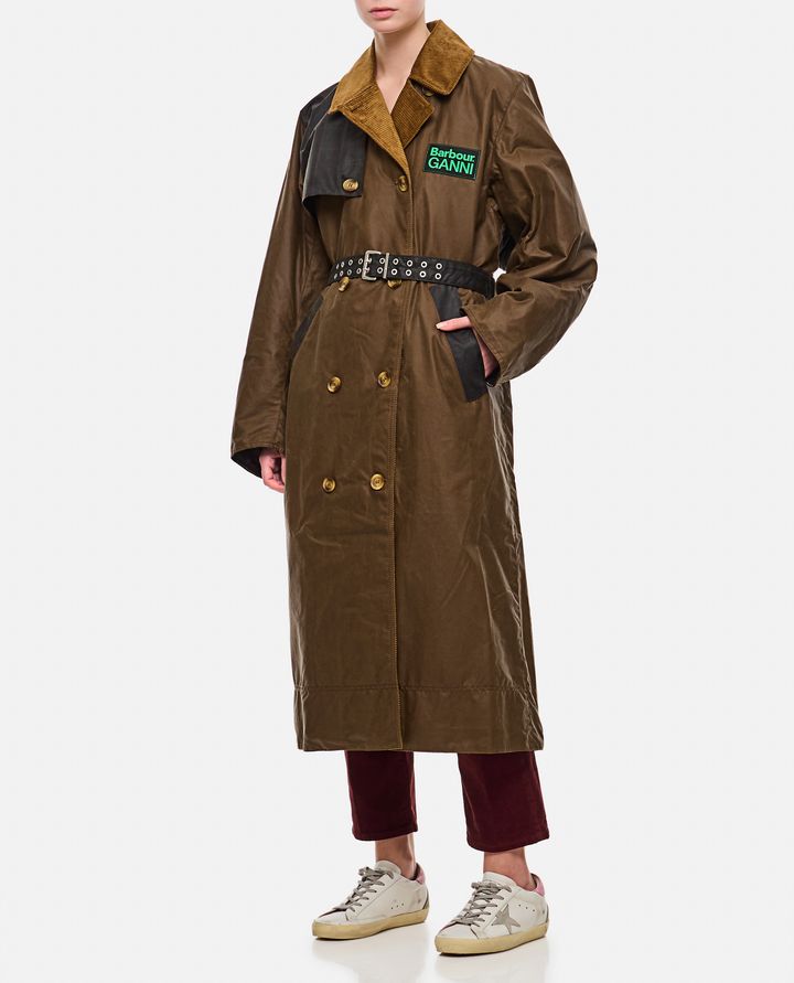 Barbour GANNI X BARBOUR TRENCH Lightning offer