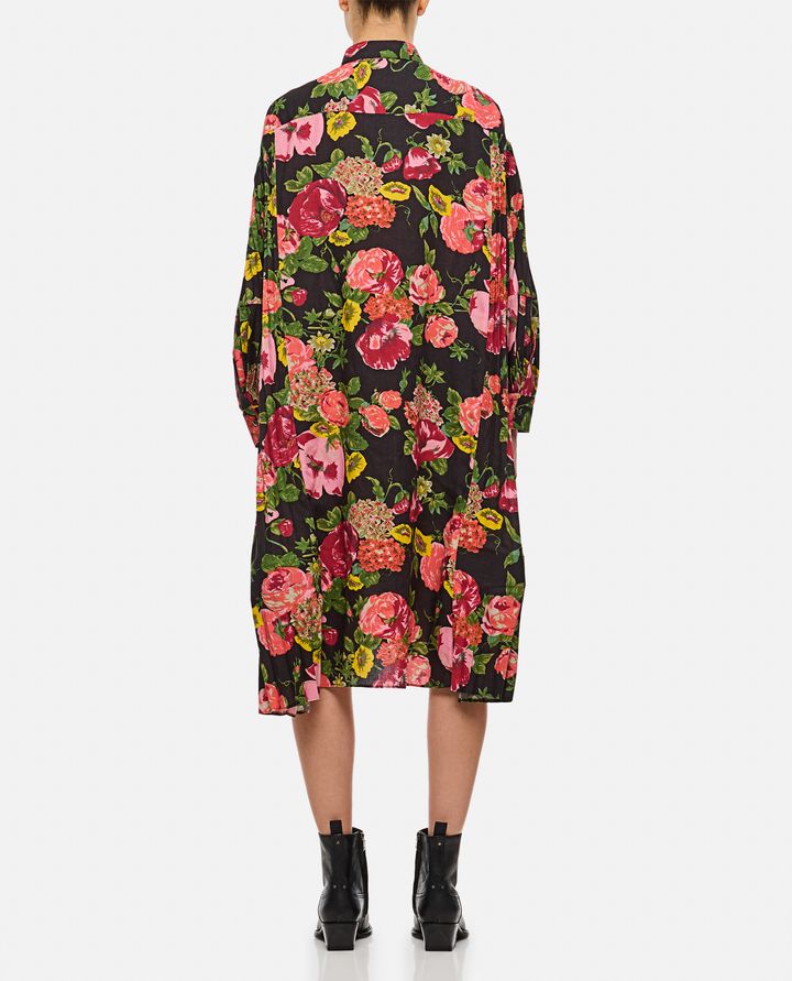 Junya Watanabe FLOWER PATTERN PRINTED SHIRT DRESS Ultimo giorno