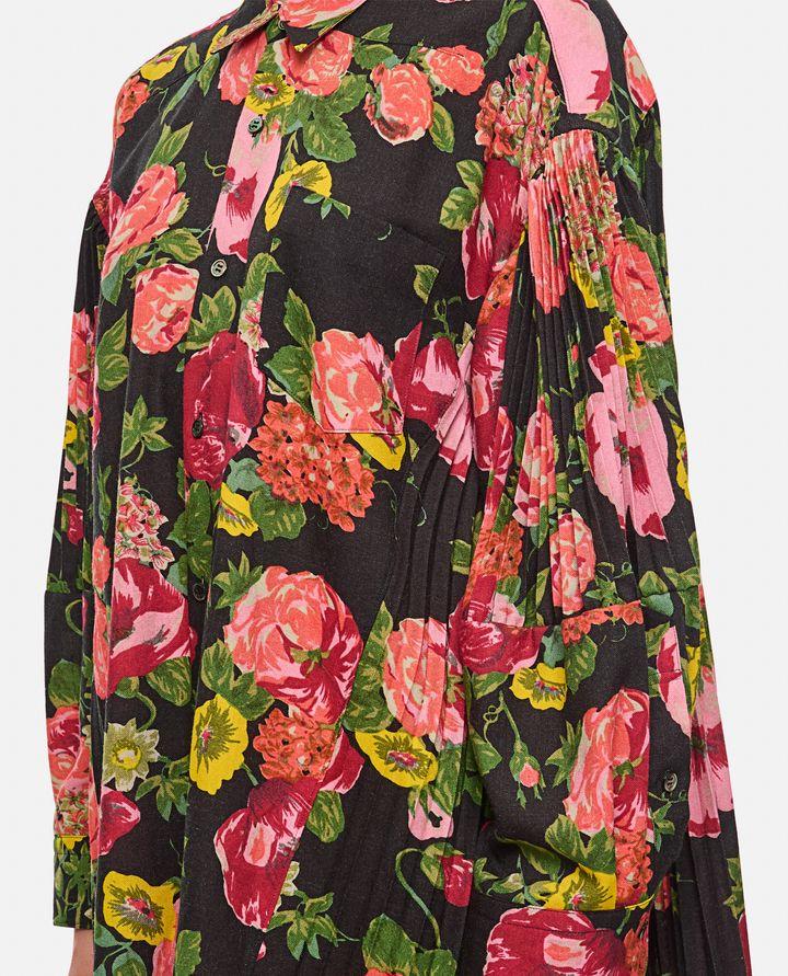 Junya Watanabe FLOWER PATTERN PRINTED SHIRT DRESS Ultimo giorno