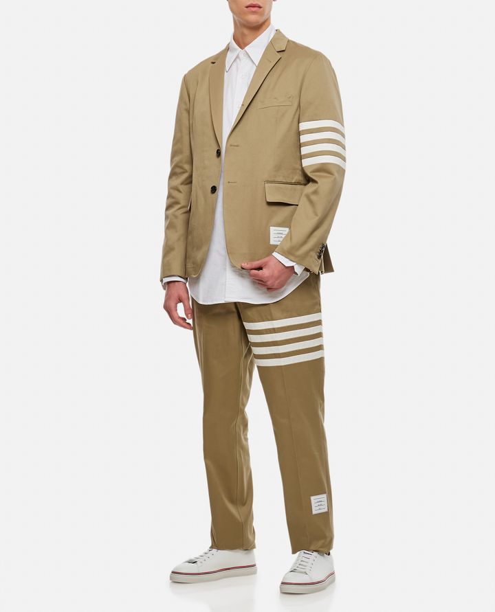 Thom Browne GIACCA SPORTIVA CLASSICA 4 BAR IN TWILL DI COTONE Sconti questo mese