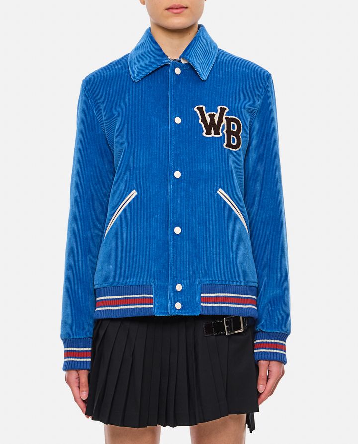 Wales Bonner HOMECOMING VARSITY GIACCA Nuovo