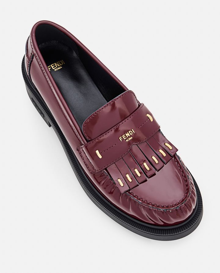 Fendi MOCASSINI IN PELLE Sottocosto