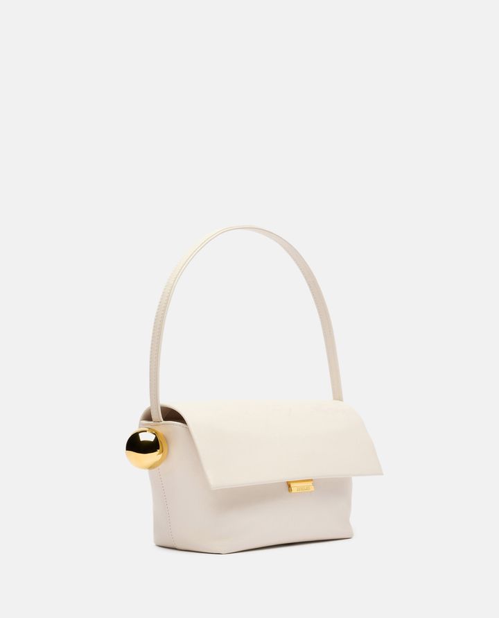 Jacquemus LE ROND CARRE BORSA A SPALLA IN PELLE Vendita Economica
