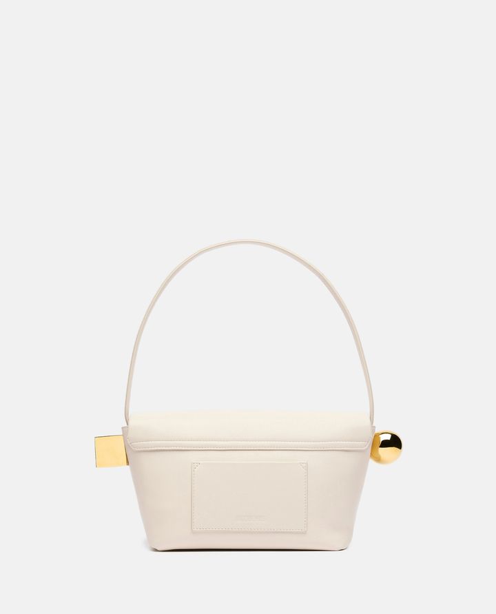 Jacquemus LE ROND CARRE BORSA A SPALLA IN PELLE Vendita Economica