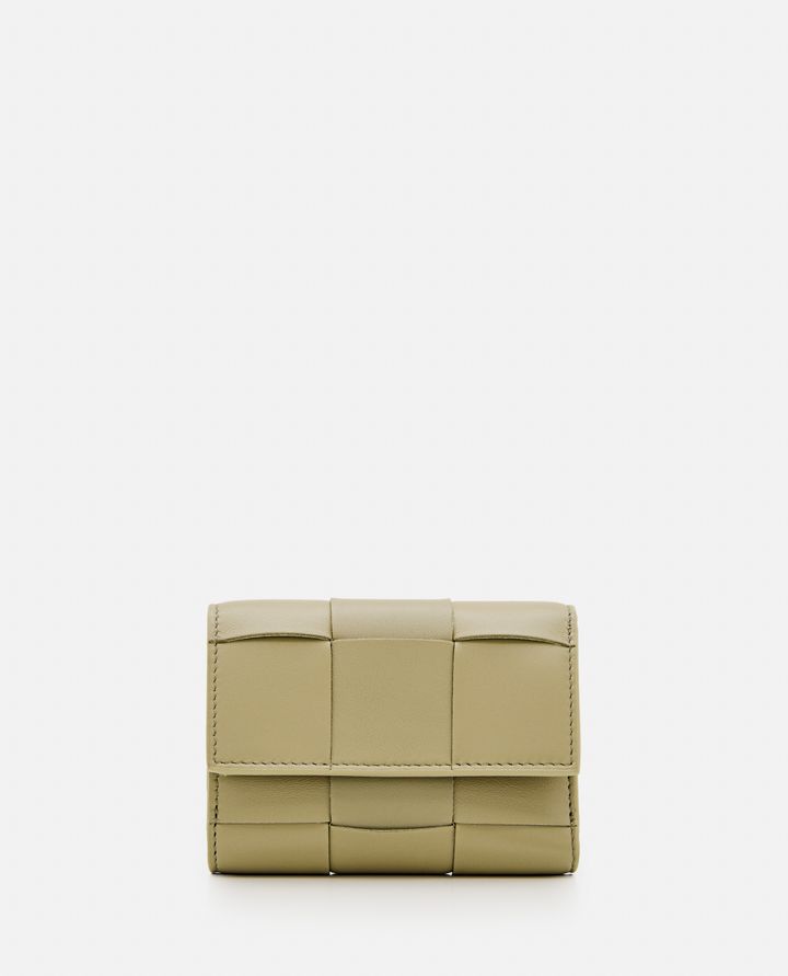 Bottega Veneta TRI-FOLD LEATHER WALLET In Saldo