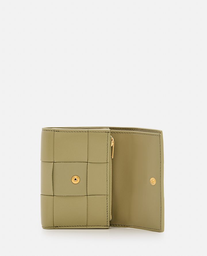 Bottega Veneta TRI-FOLD LEATHER WALLET In Saldo