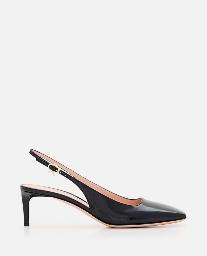 Gianvito Rossi SLING-BACK CON TACCO NUIT Nuova