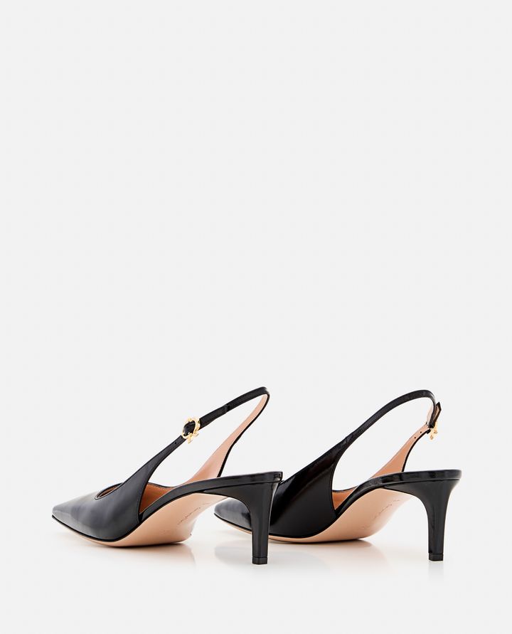 Gianvito Rossi SLING-BACK CON TACCO NUIT Nuova