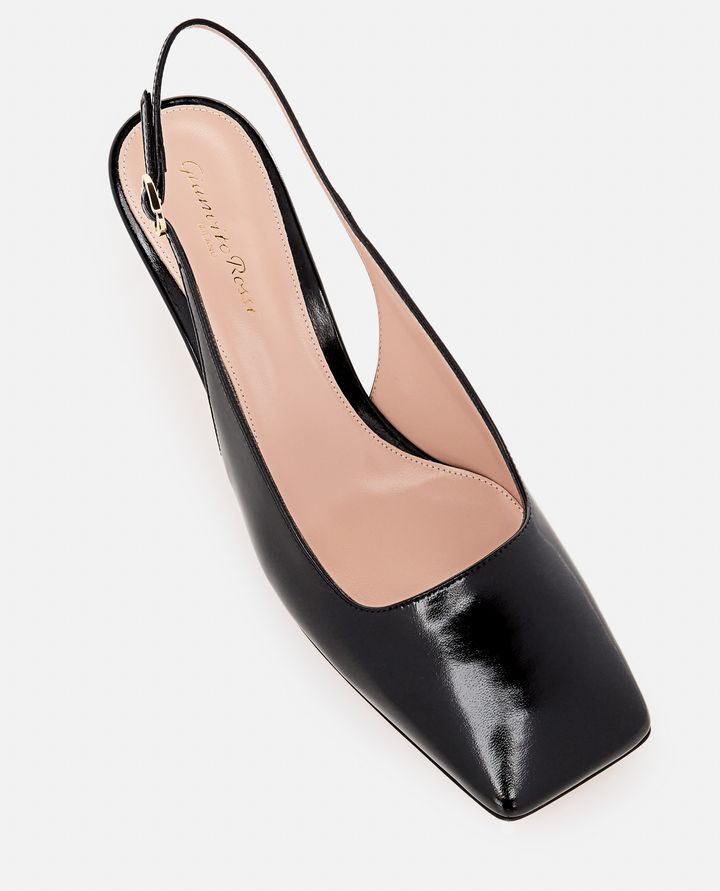 Gianvito Rossi SLING-BACK CON TACCO NUIT Nuova