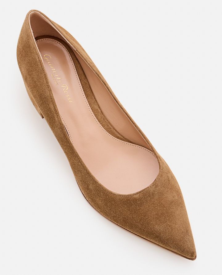 Gianvito Rossi DECOLLETE' PIPER IN CAMOSCIO 45MM Spedizione gratuita