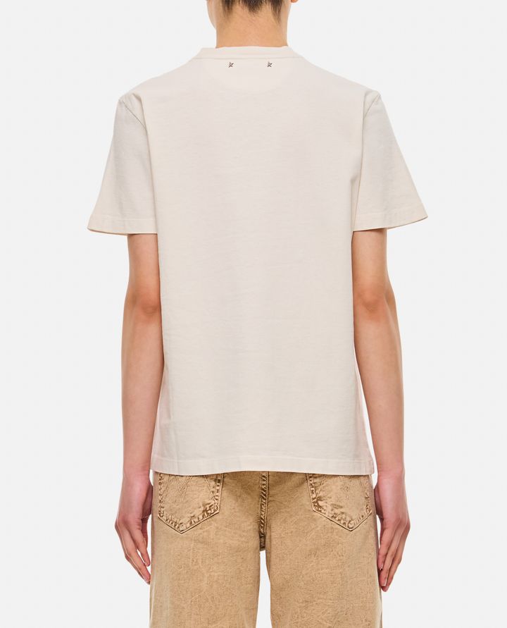 Golden Goose T-SHIRT IN JERSEY DI COTONE Comprare a buon mercato