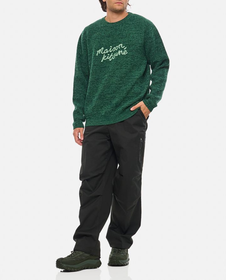 Maison Kitsuné MAGLIONE GIROCOLLO CON LOGO Liquidazione