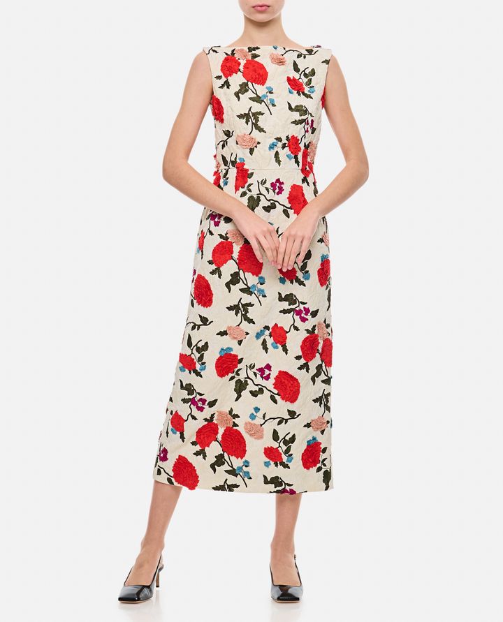 Erdem ABITO MIDI A FIORI Enormi sconti