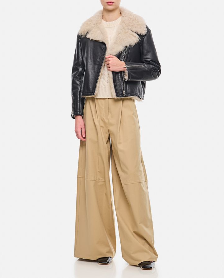 Durazzi Milano GIACCA BIKER IN SHEARLING Trasporto libero internazionale