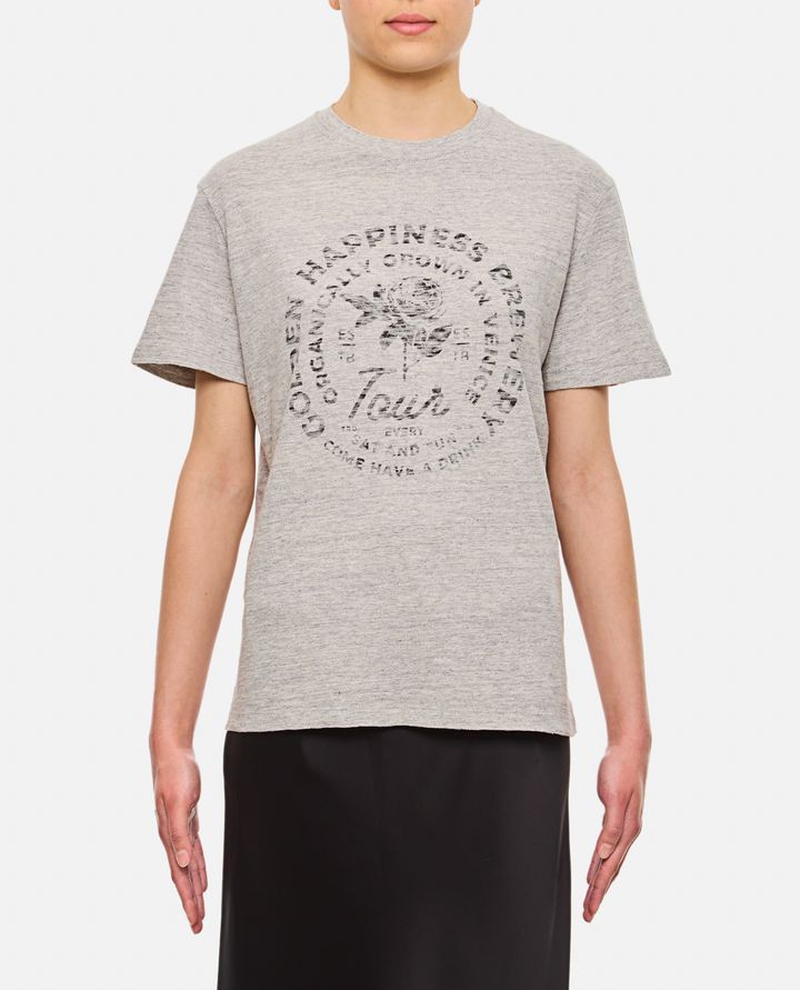 Golden Goose T-SHIRT IN JERSEY DI COTONE STAMPATO Italy