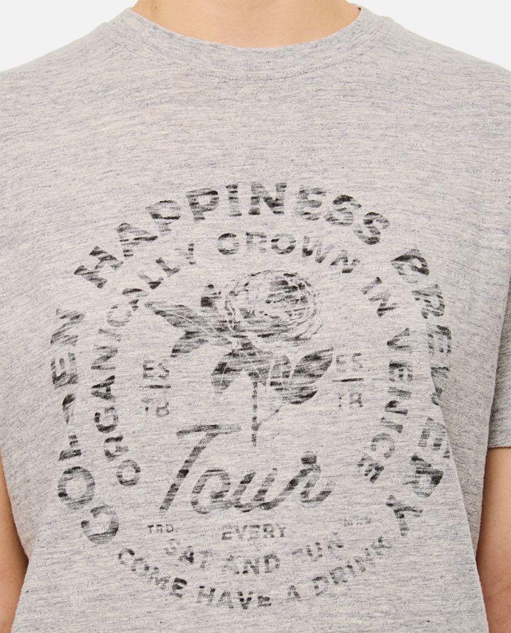 Golden Goose T-SHIRT IN JERSEY DI COTONE STAMPATO Italy