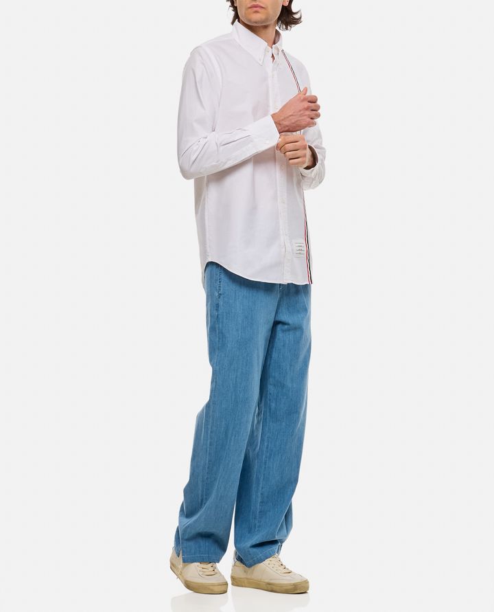 Thom Browne CAMICIA BUTTON DOWN CON RIGHE Offerta