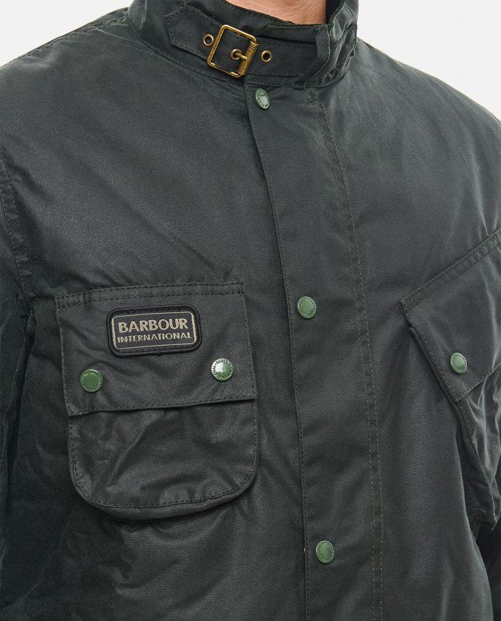 Barbour International GIACCA CERATA CON TASCHE Grande vendita