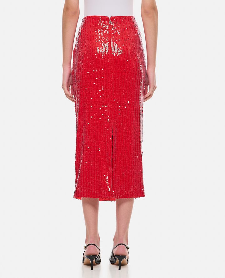 Rotate Birger Christensen GONNA MIDI A TUBO CON PAILLETTES Ritorno libero