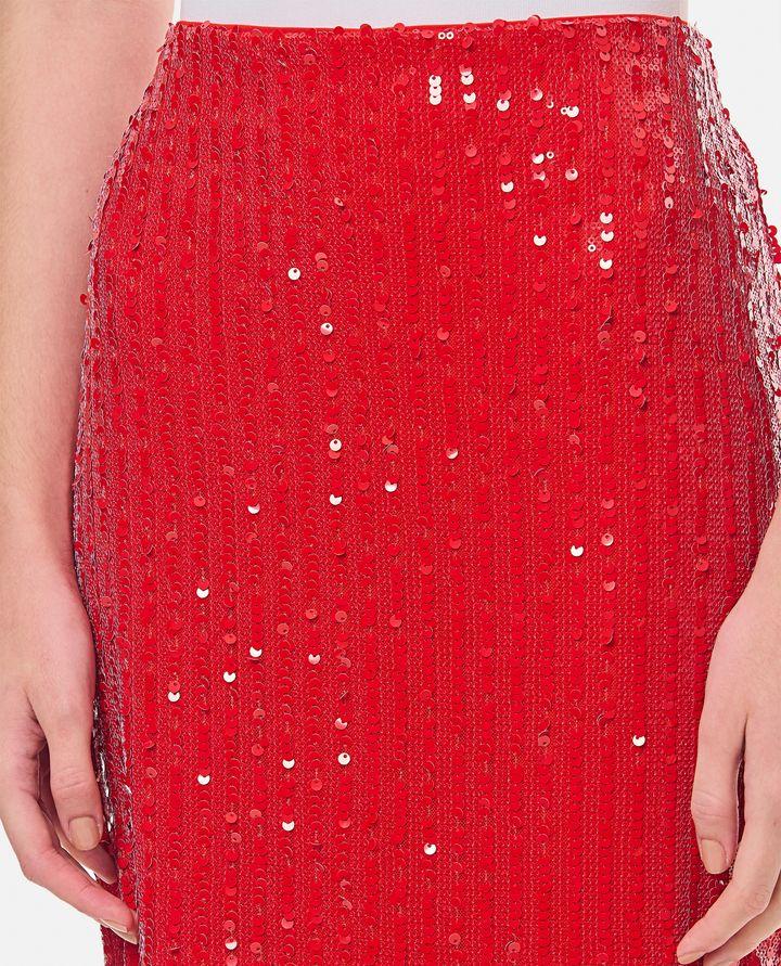 Rotate Birger Christensen GONNA MIDI A TUBO CON PAILLETTES Ritorno libero