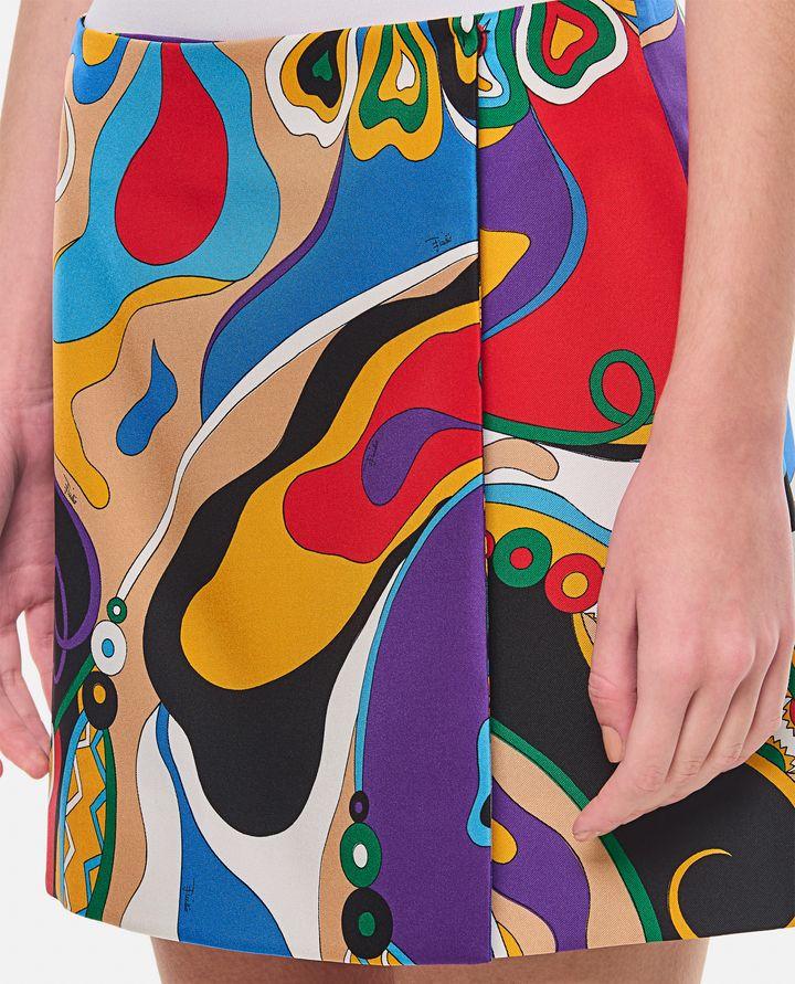 Emilio Pucci GONNA IN TWILL DI SETA Latest stili