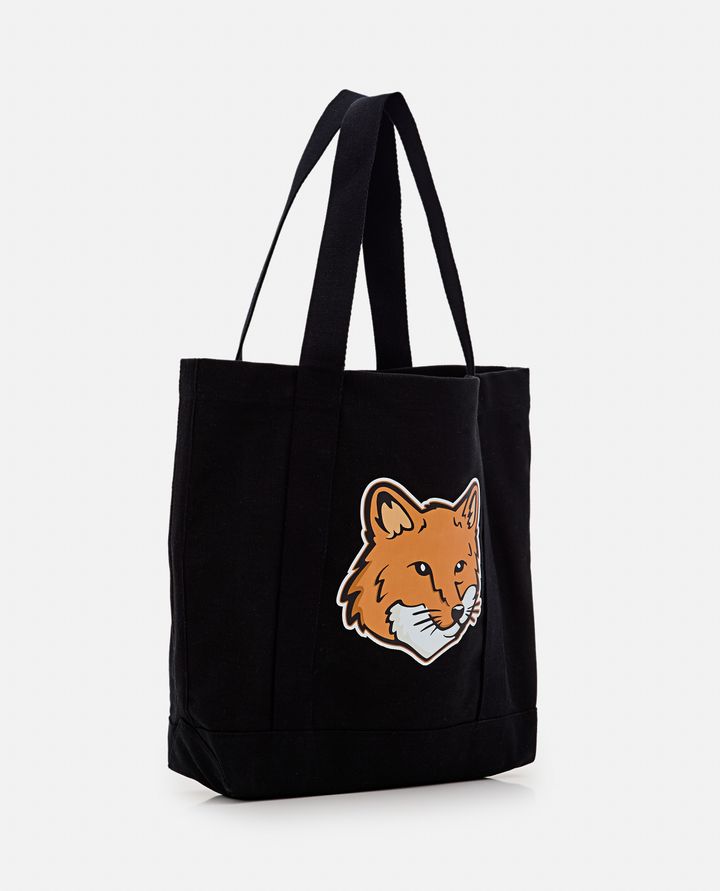 Maison Kitsuné BORSA TOTE CON VOLPE Spedizione Gratuita