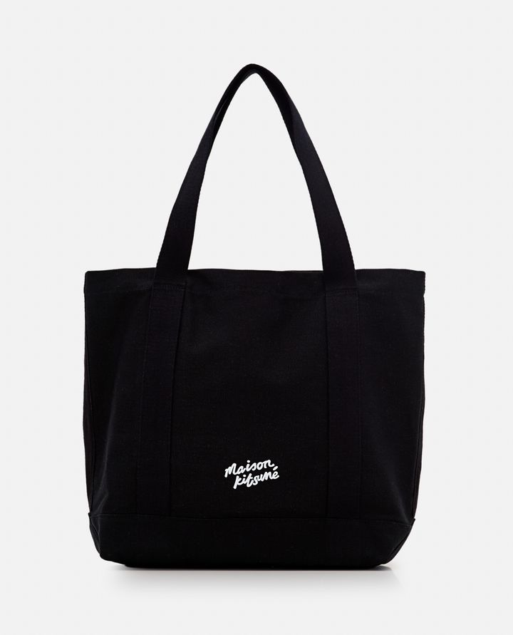 Maison Kitsuné BORSA TOTE CON VOLPE Spedizione Gratuita
