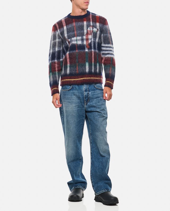 Thom Browne HECTOR TARTAN PULLOVER Vendite Flash