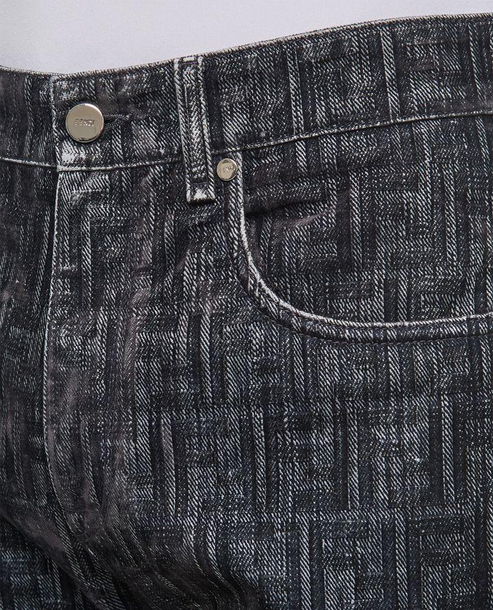 Fendi DENIM CON LOGO FF Moda