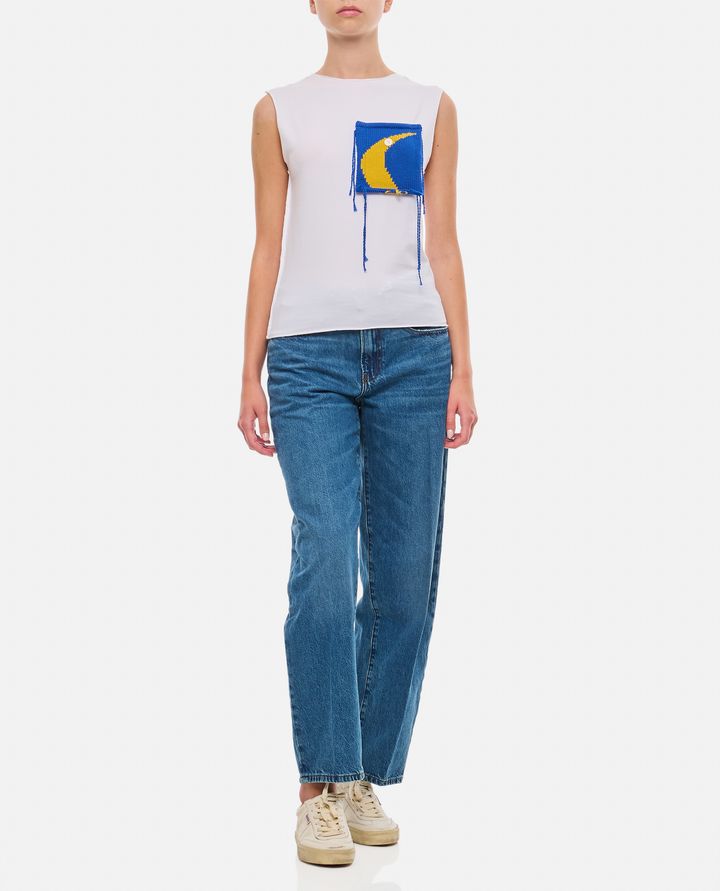 Charles Jeffrey Loverboy CANOTTA CON PATCH IN MAGLIA Smaltimento dello stoccaggio
