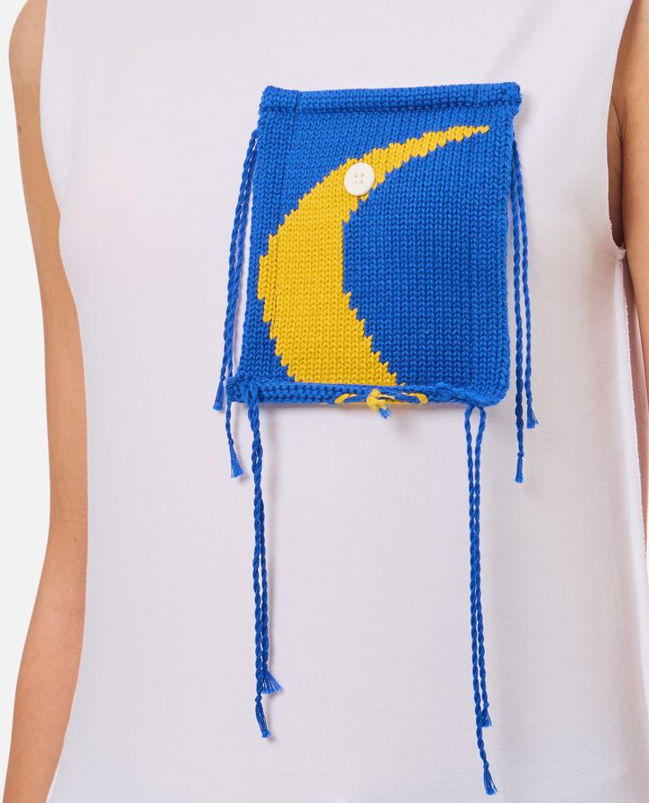 Charles Jeffrey Loverboy CANOTTA CON PATCH IN MAGLIA Smaltimento dello stoccaggio
