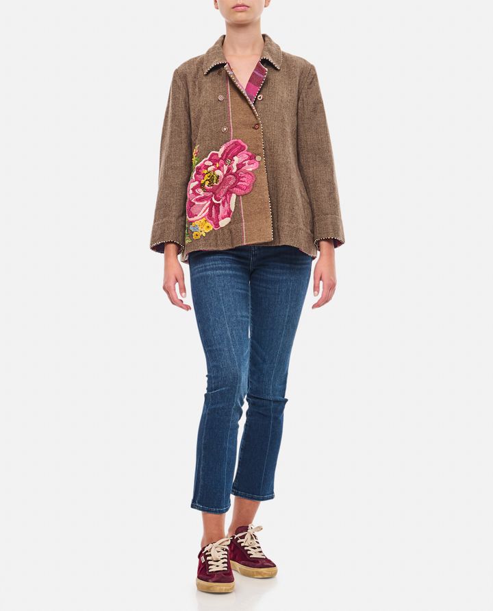 Péro GIACCA DOUBLE FACE CON RICAMI Latest fashion