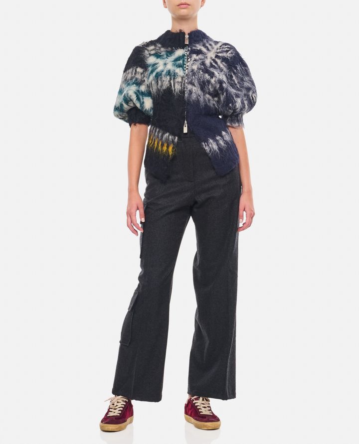 Sacai MAGLIA PATTERN CON ZIP Lightning offer