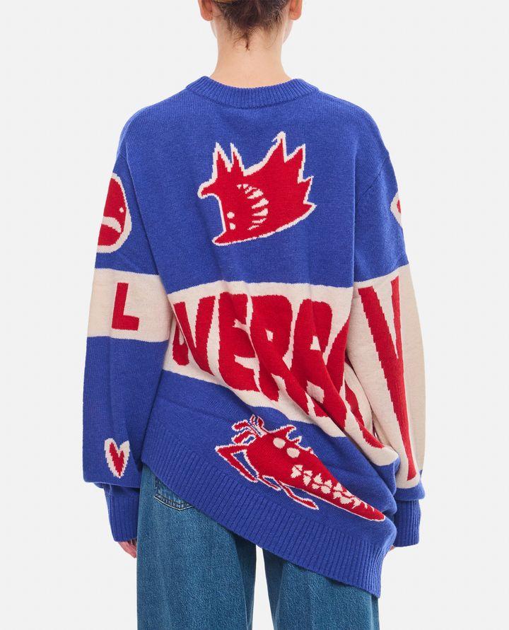 Charles Jeffrey Loverboy MAGLIONE TOPSY TURVY CON LOGO LOVERBOY Grandi sconti