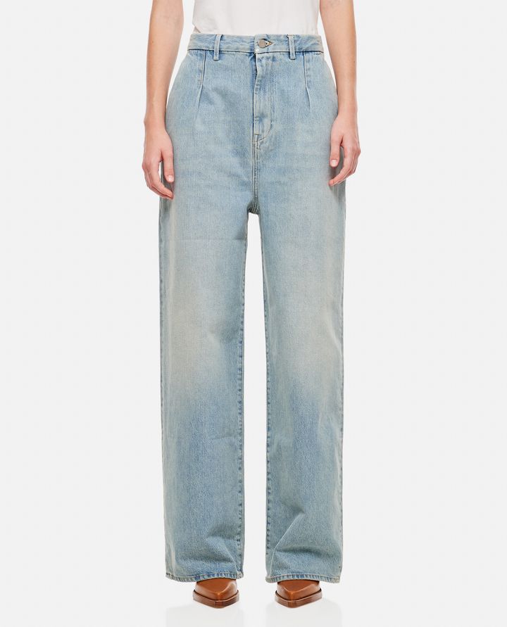 Loulou Studio ATTU WIDE LEG DENIM PANTS Comprane uno, ottenene uno gratis
