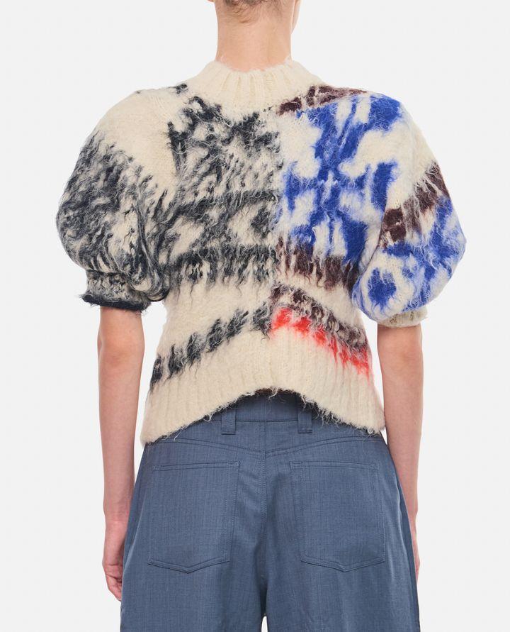 Sacai BLOUSON IN MAGLIA FANTASIA Sostegno trimestrale