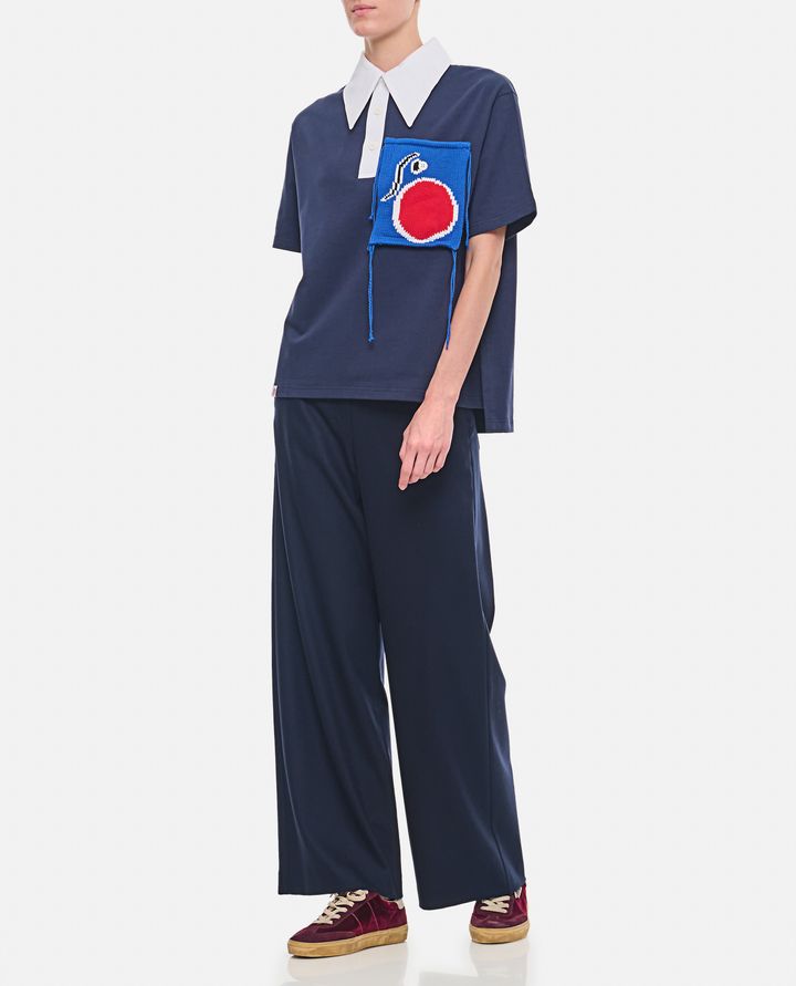 Charles Jeffrey Loverboy POLO DA RUGBY CON PATCH IN MAGLIA Solo un giorno rimasto