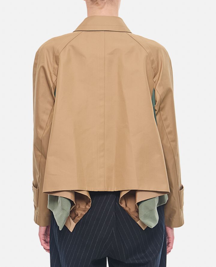 Sacai BLOUSON IN GABARDINE DI COTONE X TWILL DI NYLON Enormi sconti