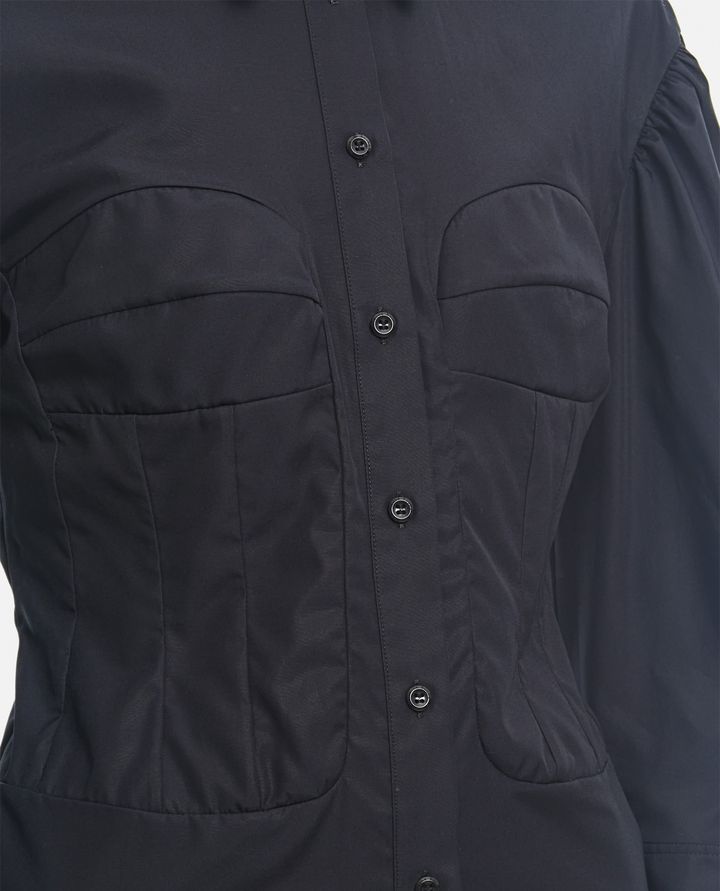 Simone Rocha CAMICIA CON CUCITURA CORSETTO Esporta salva