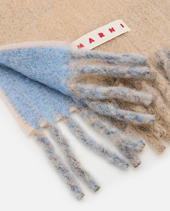 Marni SCIARPA IN LANA CON LOGO Spedizione Gratuita